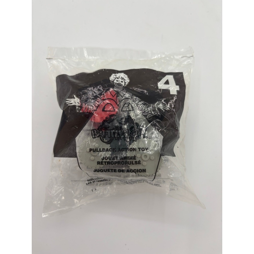 McDonalds 2002 Battlebots Pull‎ Back Action Toy #4 Sealed
